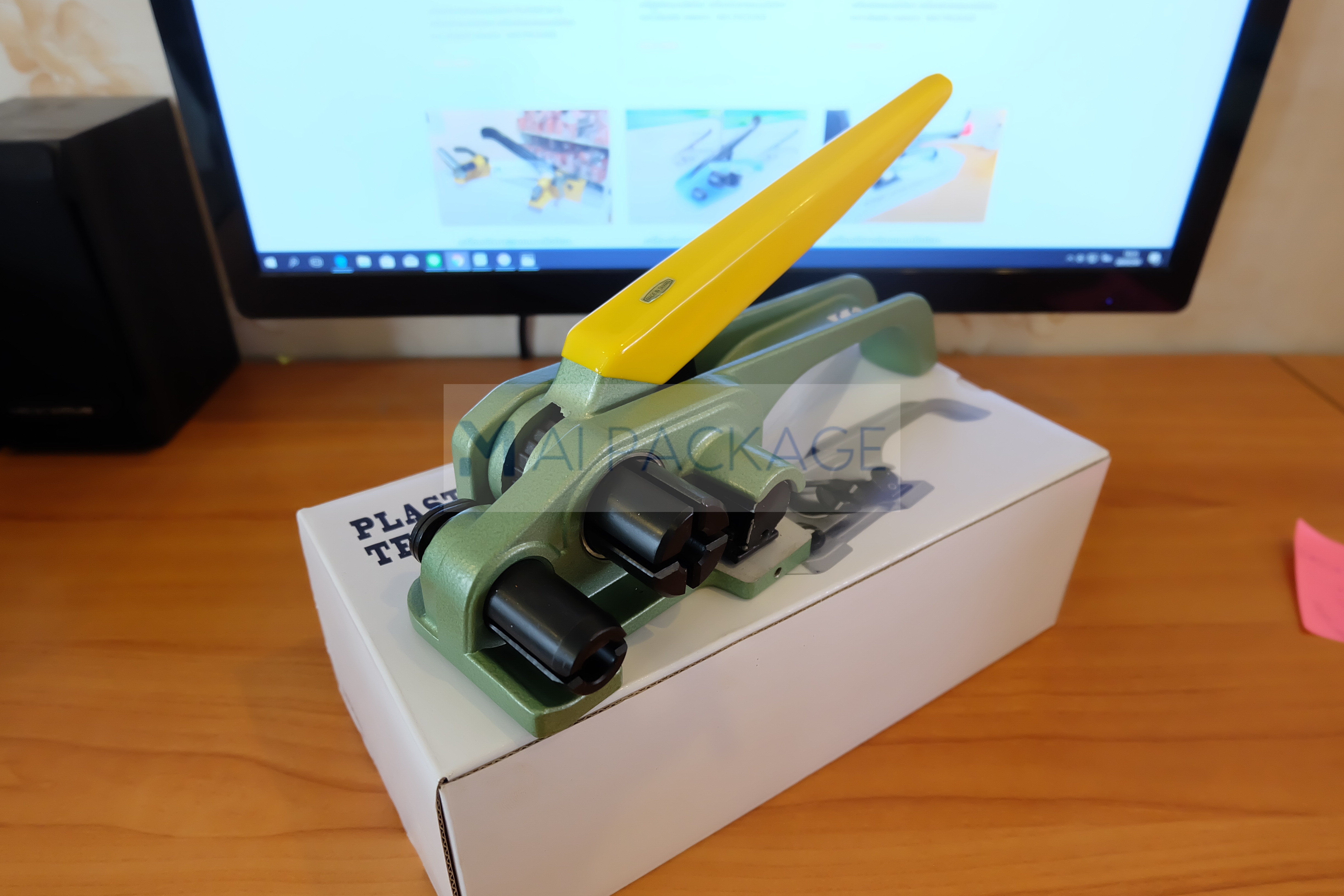 เครื่องรัดสายแบบมือถือP330,เครื่องรัดสายแบบมือโยกP330,YBICO P330