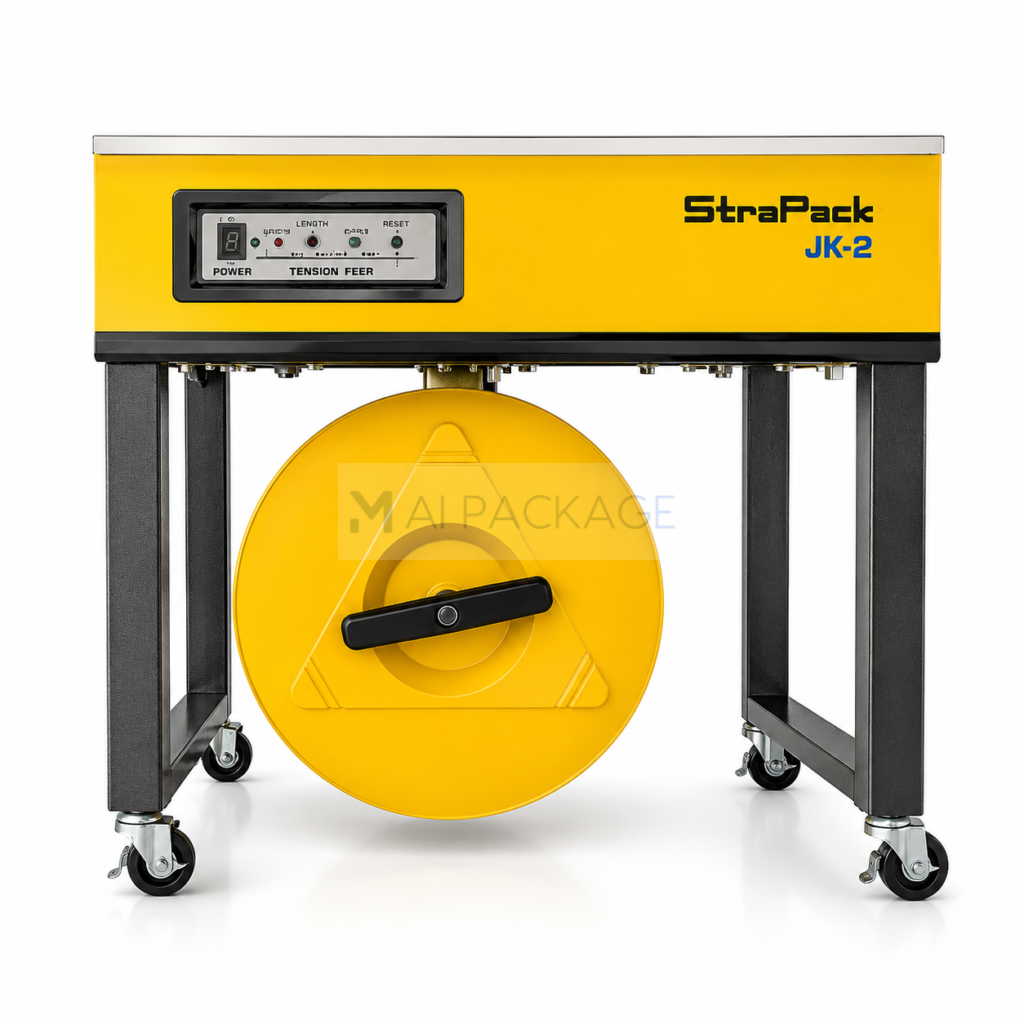 เครื่องรัดกล่องมือ1,เครื่องรัดกล่องรุ่นstrapack JK2