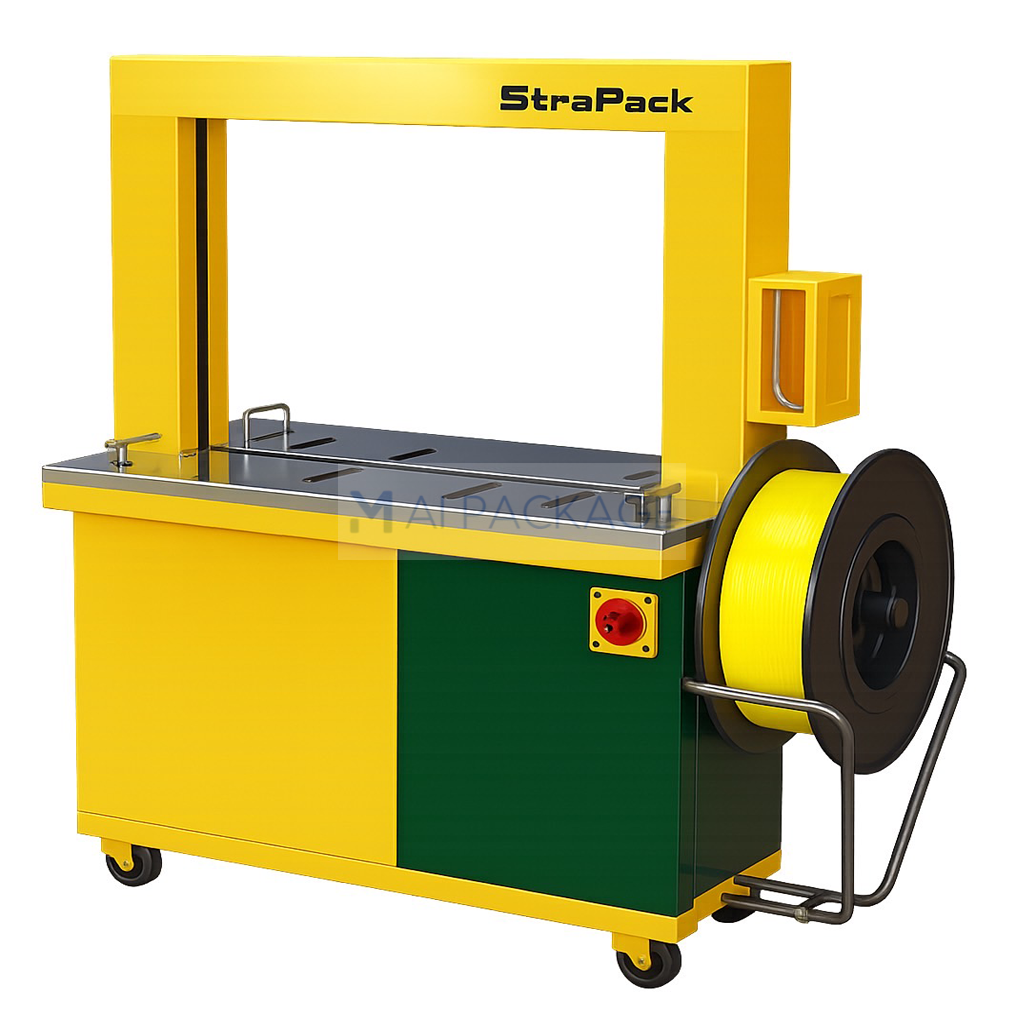 เครื่องรัดกล่องอัตโนมัติ STRAPACK RQ8,เครื่องรัดกล่องระบบออโต้