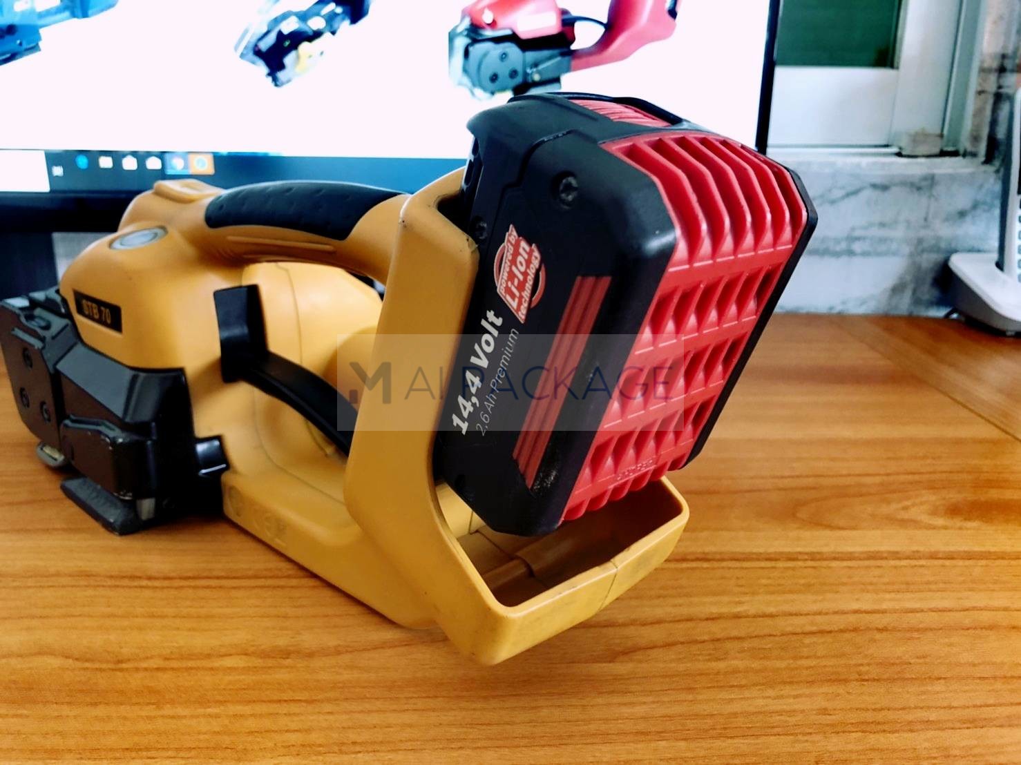 เครื่องรัดแบตเตอรี่ เครื่องรัดสายแบตเตอรี่  BATTERY STRAPPING HAND TOOL เครื่องรัดแบตเตอรี่รุ่นSTB-70 ORT-250 JDC13/16 ZAPAK ZP22  ZP93 