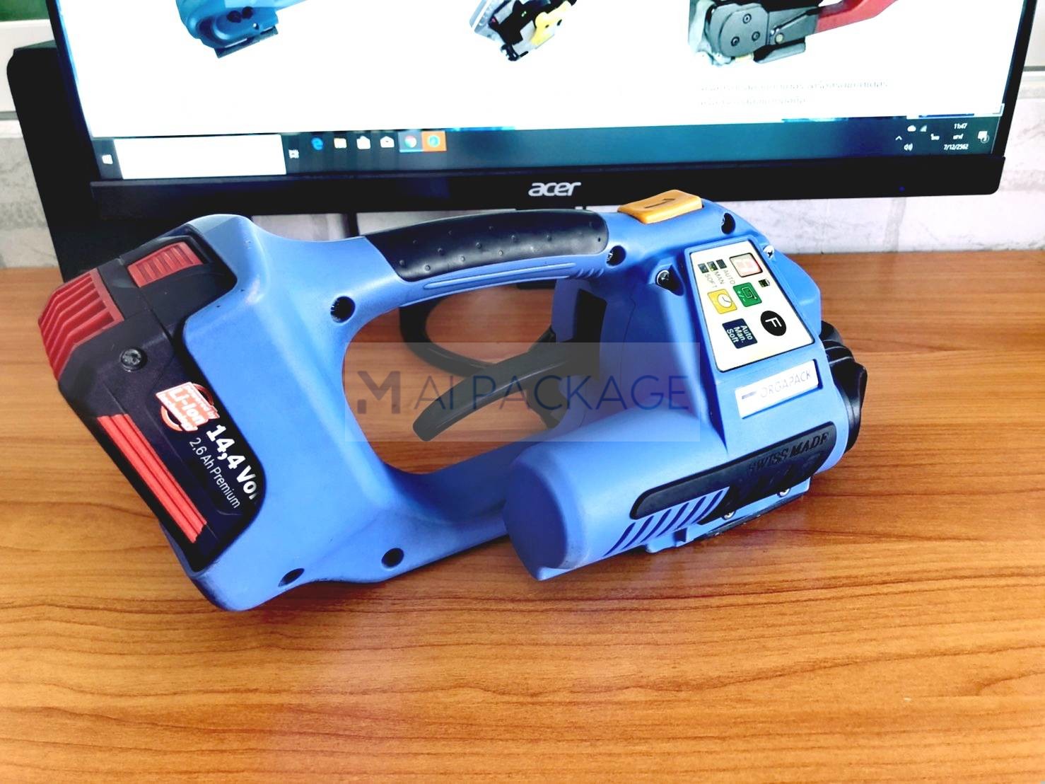 เครื่องรัดแบตเตอรี่คุณภาพดีนำเข้าจากไต้หวัน เครื่องรัดสายแบตเตอรี่  BATTERY STRAPPING HAND TOOL เครื่องรัดแบตเตอรี่รุ่นORT-250 STB-70 JDC13/16 ZAPAK ZP22  ZP93 