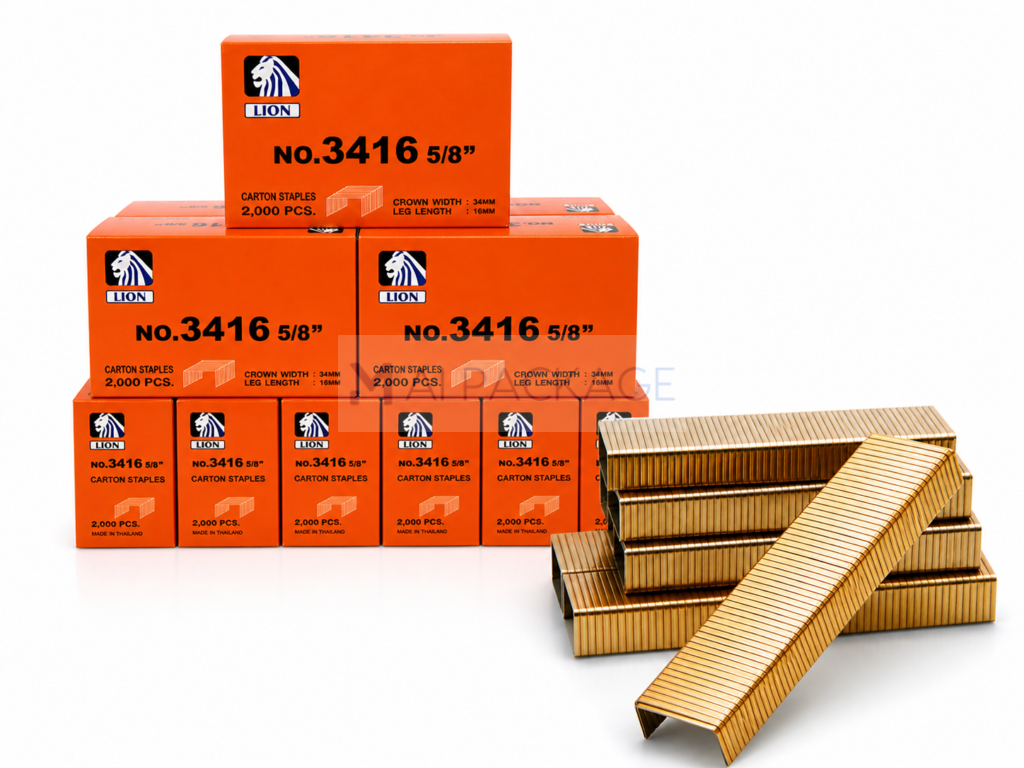 ลวดเย็บกล่องLion3416
