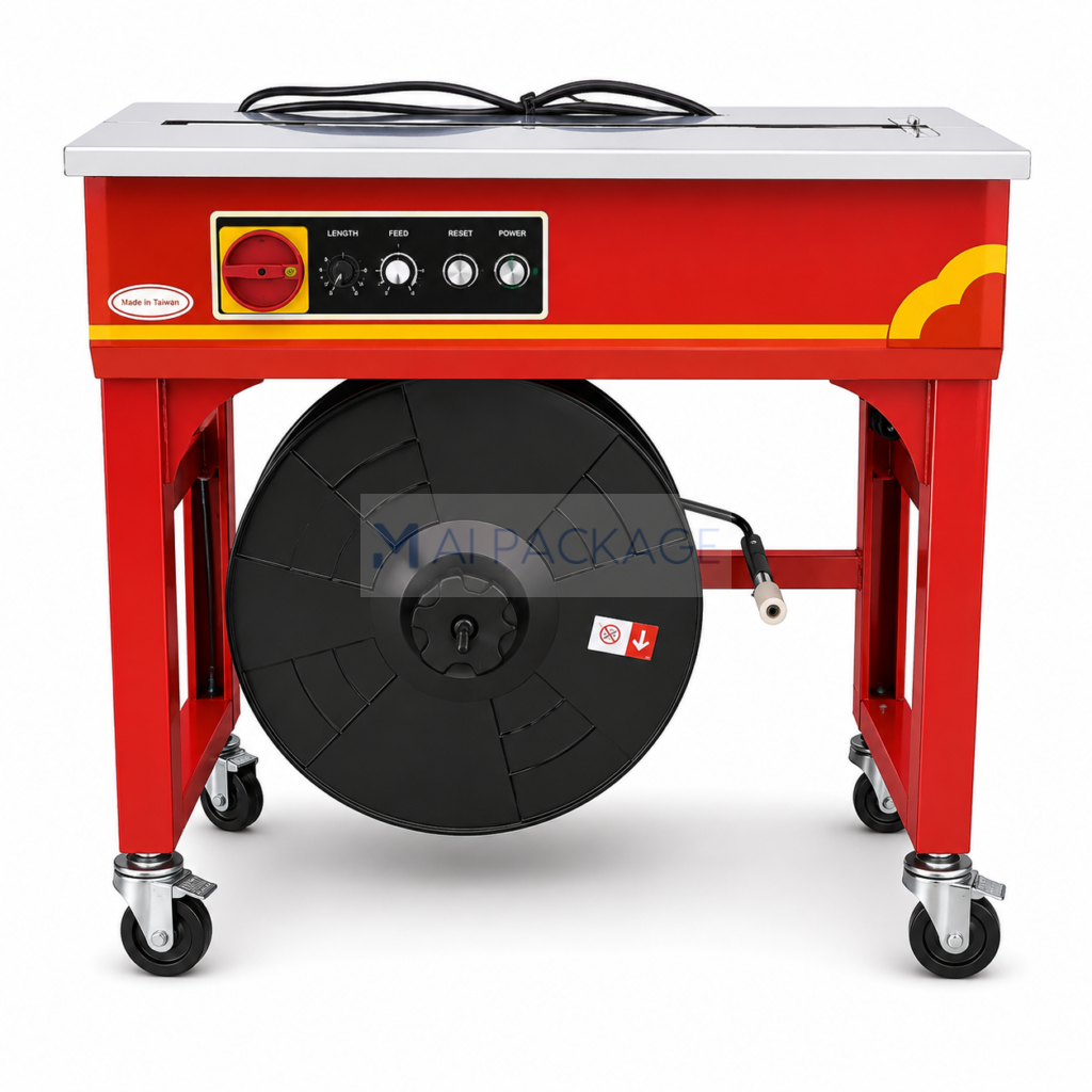 เครื่องรัดกล่องรุ่นTP-502,เครื่องรัดกล่องทรงโปร่ง