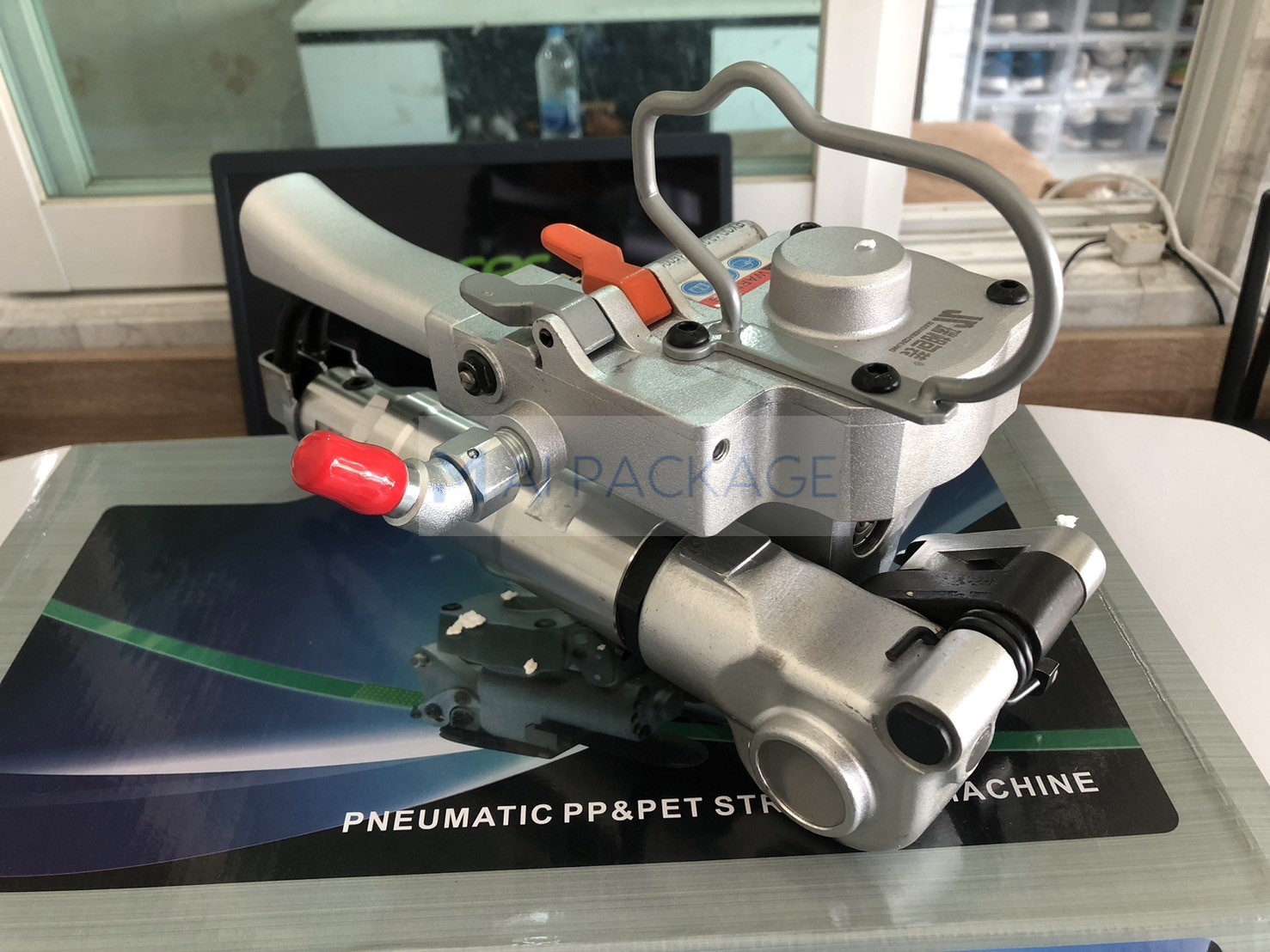 เครื่องรัดสายระบบลม,เครื่องรัดสายแบบใช้ลม,เครื่องรัดระบบลมรุ่นRXQD19,AQD19,XQD19,A19,CPC19