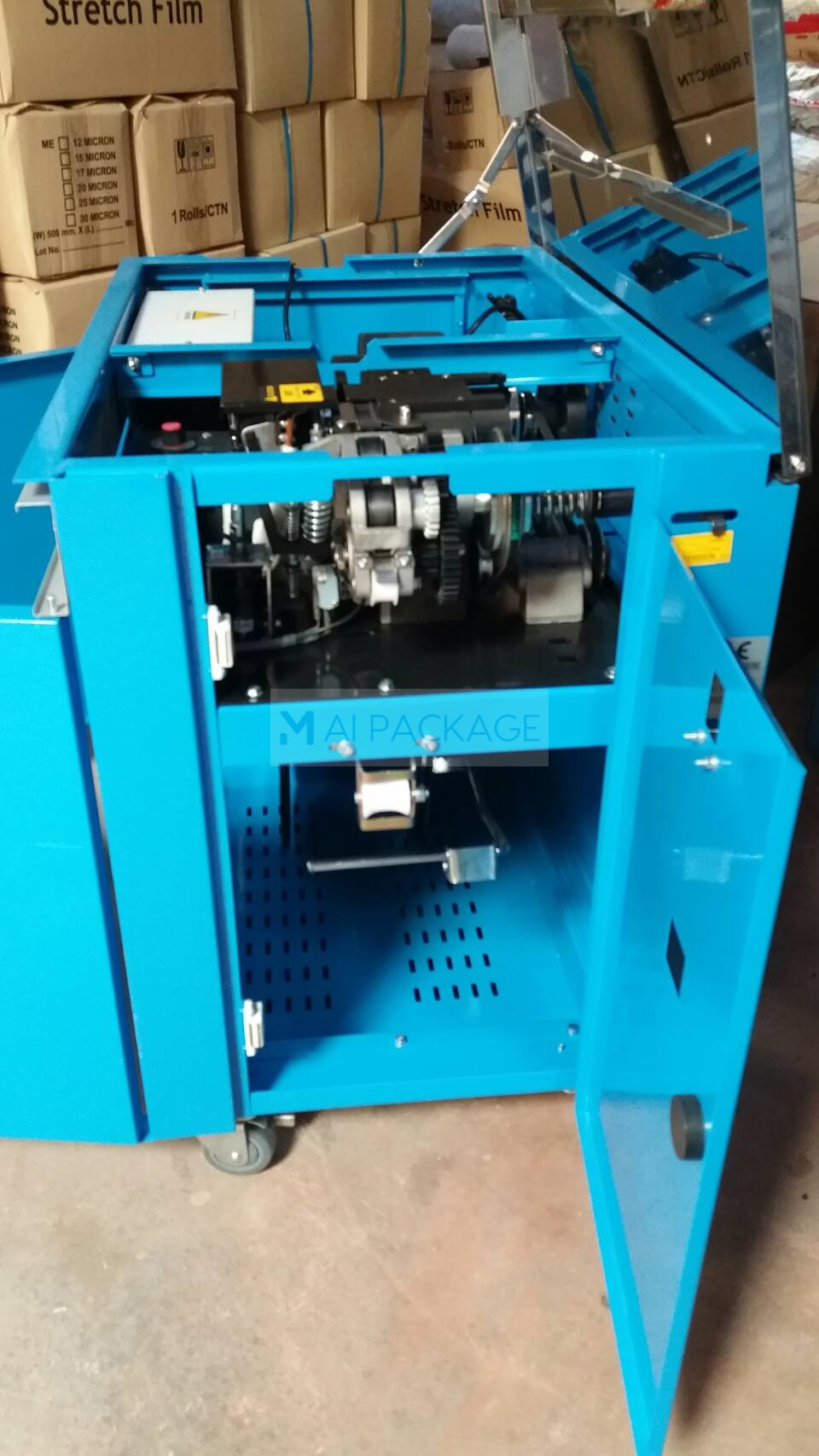 เครื่องรัดกล่อง,เครื่องรัดกล่องกึ่งอัตโนมัติ WE-801UD