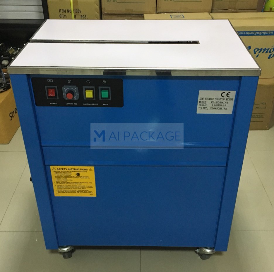เครื่องรัดกล่อง,เครื่องรัดกล่องรุ่นWE-801mini
