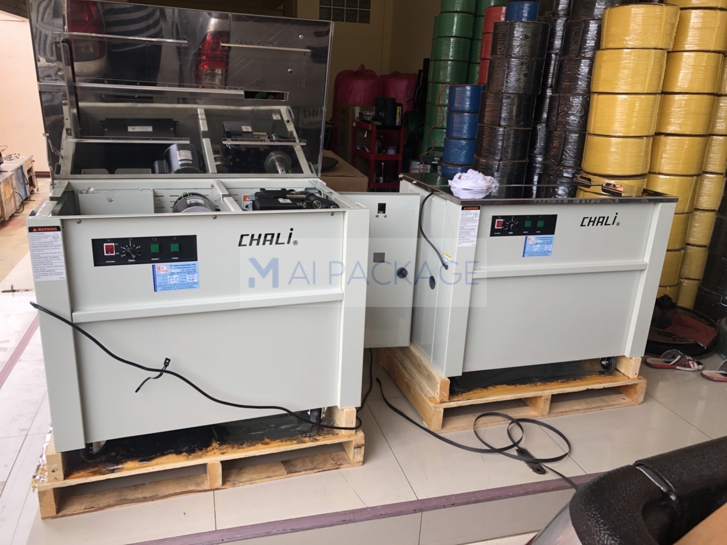 เครื่องรัดกล่อง,เครื่องรัดกล่องรุ่นJN-740,เครื่องรัดกล่องCHALI