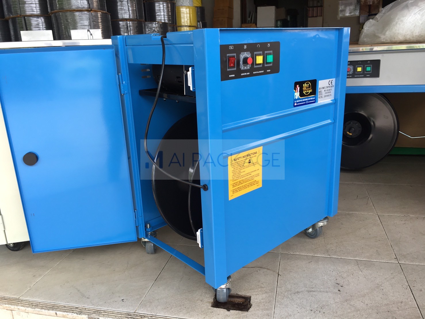 เครื่องรัดกล่อง,เครื่องรัดกล่องรุ่นWE-801mini