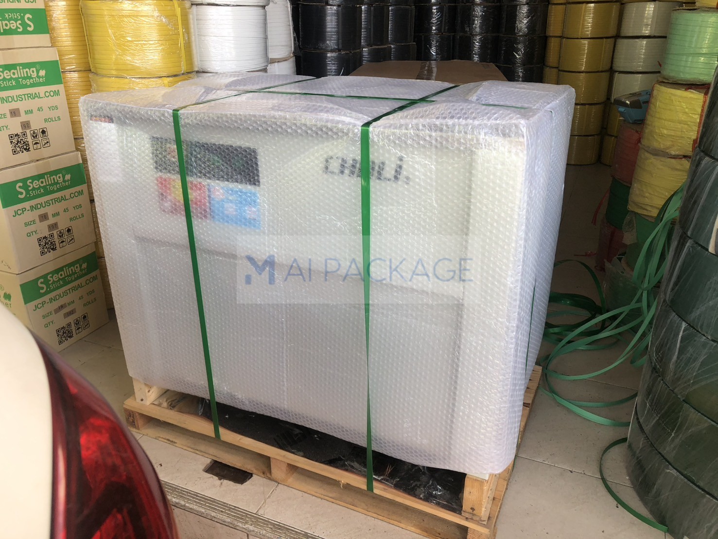 เครื่องรัดกล่อง,เครื่องรัดกล่องรุ่นJN-740,เครื่องรัดกล่องCHALI