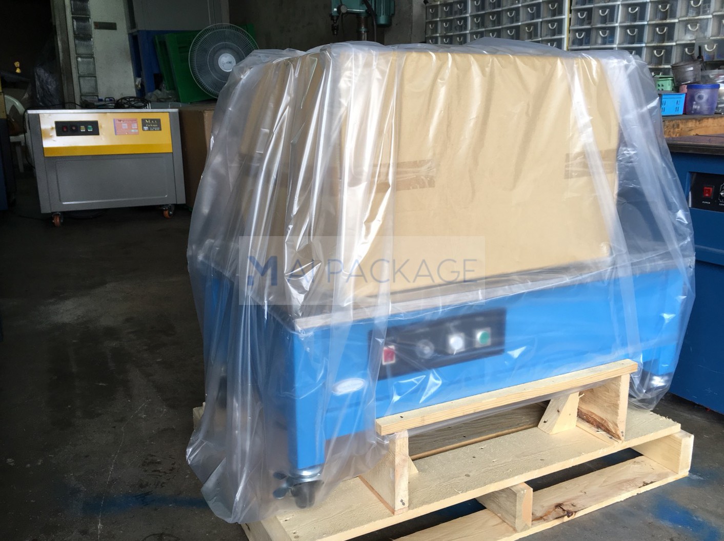 เครื่องรัดกล่อง,เครื่องรัดกล่องรุ่นTP-202L,เครื่องรัดกล่องไต้หวันทรงเตี้ย