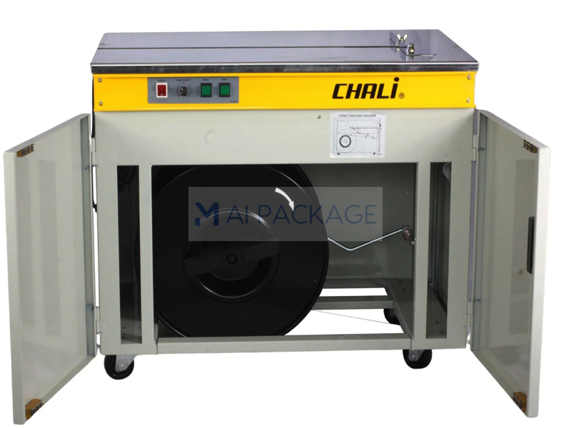 เครื่องรัดกล่อง,เครื่องรัดสายพลาสติก,เครื่องรัดกล่องCHALI JN-740DH