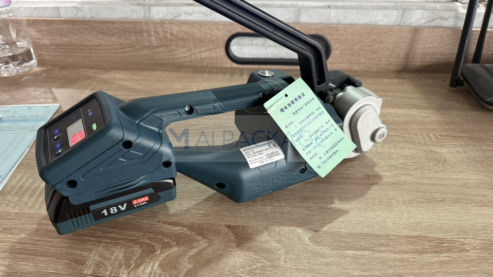 เครื่องรัดสายแบตเตอรี่รุ่นV1