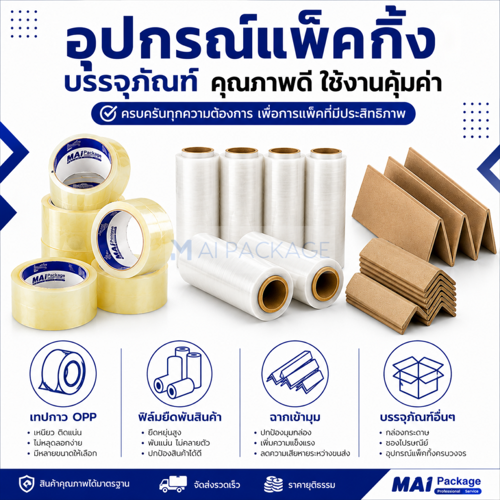 เทปกาวOPP,ฟิล์มยืด,ฉากเข้ามุม