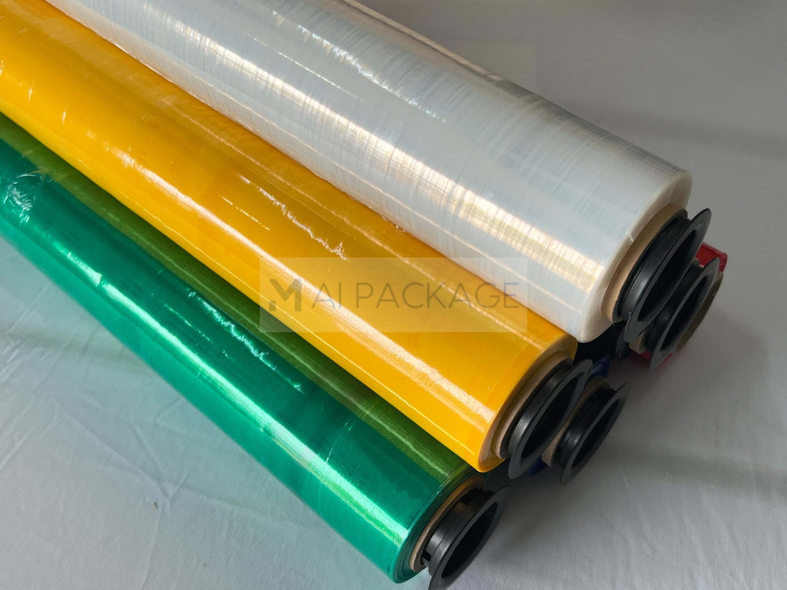 ฟิล์มยืดสีน้ำเหลือง,ฟิล์มยืดแบบสี,ฟิล์มยืดพันพาเลท