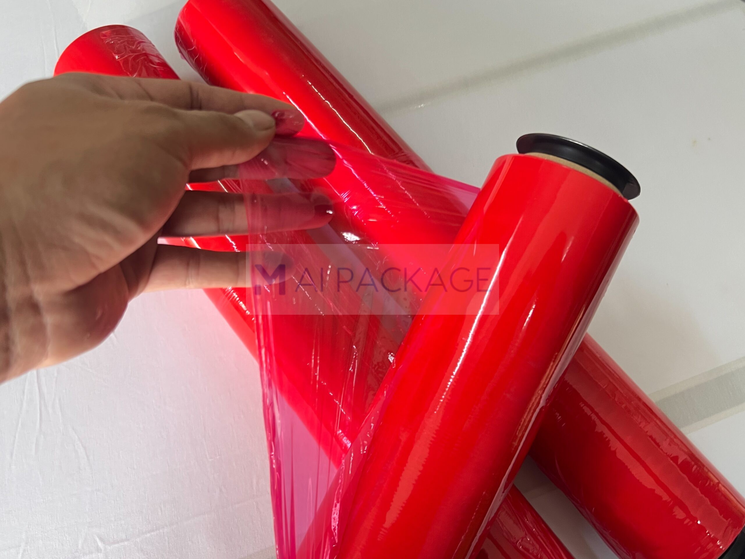 ฟิล์มยืดสีแดง,ฟิล์มยืดแบบสี,ฟิล์มยืดพันพาเลท